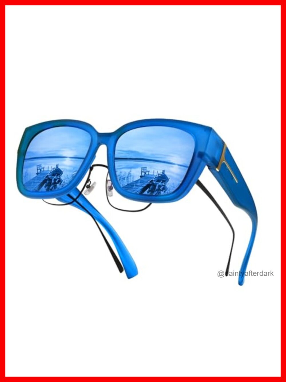 Polarized Fit Over Sunglasses Square Oversized UV400 Driving
